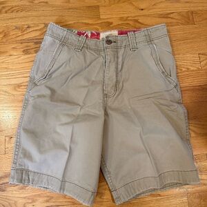 Hollister Mens size 32 waist heavy kahki shorts